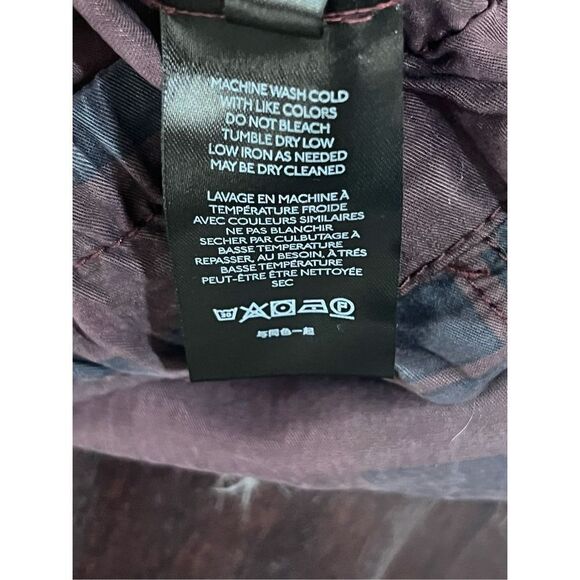 Anthropologie Women's Black and Purple jacquard Button Fly Joggers Size‎ XS - Picture 9 of 10